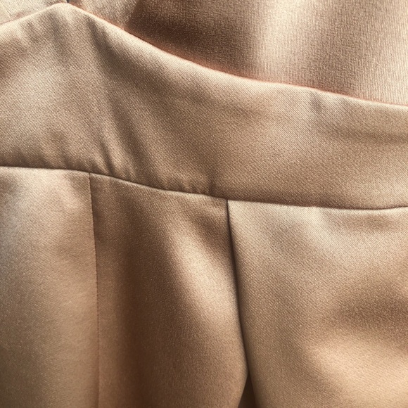 Topshop Nude Pink Satin Jumpsuit/Romper - Picture 4 of 4